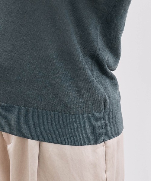 「MADEMOISELLE ROPE'」 長袖ニット 38 ホワイト レディース_画像9