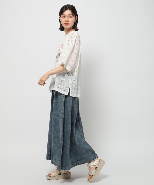 「niko and...」 半袖カットソー MEDIUM アイボリー レディース_画像9