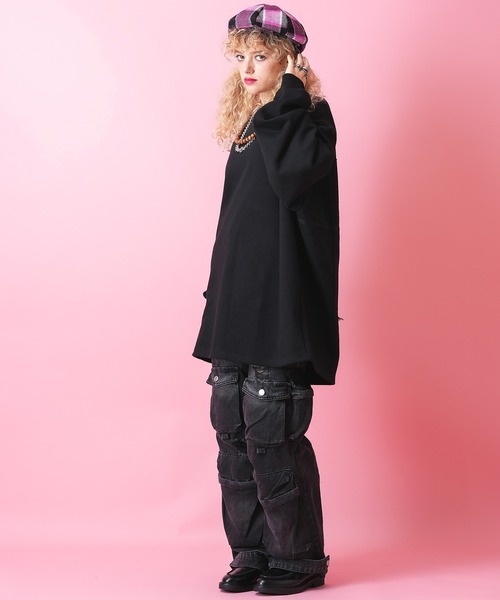 「ankoROCK」 キャスケット ONESIZE ネイビー メンズ_画像3