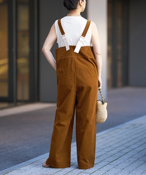 IENA LA BOUCLE（イエナラブークル） オーバーオール 36 カーキ