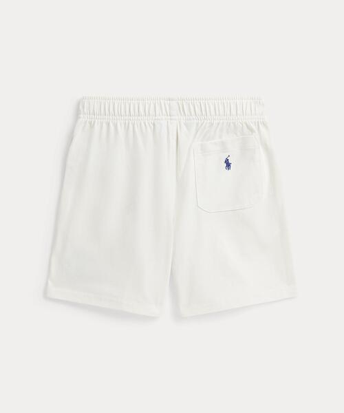 パンツ ロゴ コットン ジャージー ショートパンツ キッズ 子供服 男の子の画像