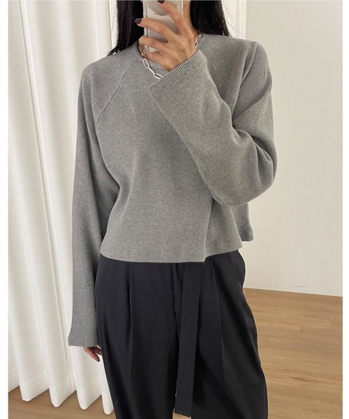 「Didot.showroom」 長袖カットソー FREE ネイビー レディース_画像7