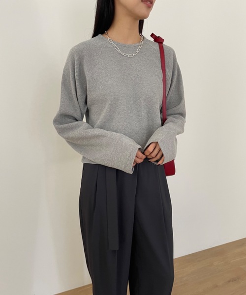 「Didot.showroom」 長袖カットソー FREE ネイビー レディース_画像8