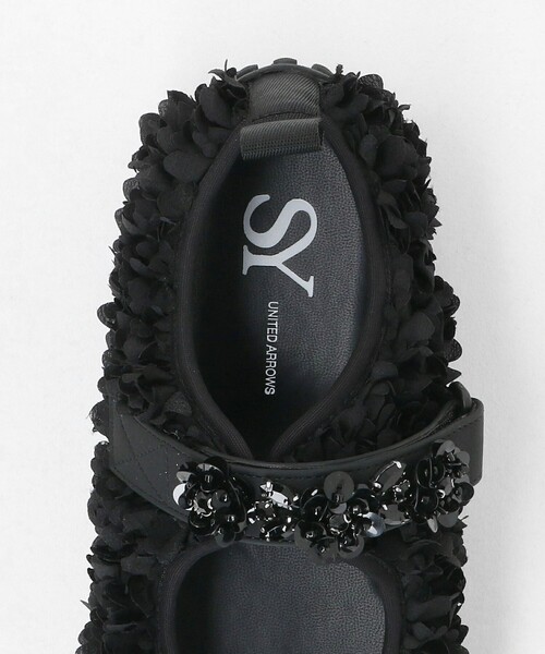 未使用級　SY ユナイテッドアローズ フラットシューズ ビジュー　パンプス SY UNITED ARROWS（シー ユナイテッドアローズ） バレエシューズ