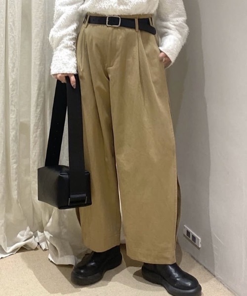 STYLEMIXER（スタイルミキサー） パンツ サイドタックフォルムパンツ