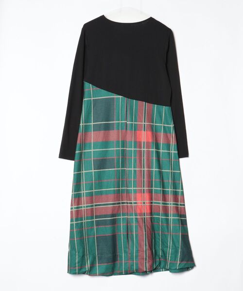 「CADBURY」 ドッキングワンピース MEDIUM ブラック レディース_画像2