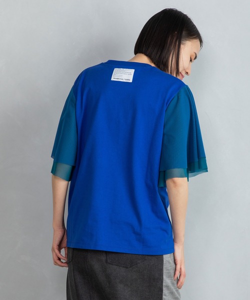 「MARECHAL TERRE」 半袖カットソー MEDIUM ブラック レディース_画像4