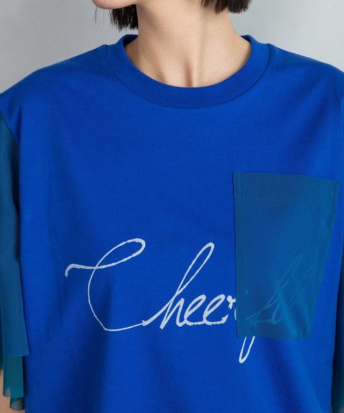 「MARECHAL TERRE」 半袖カットソー MEDIUM ブラック レディース_画像5