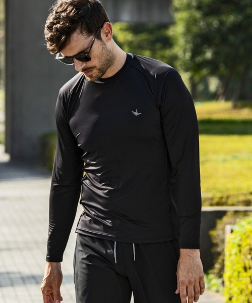 「1PIU1UGUALE3 RELAX 」 長袖Tシャツ XX-LARGE ブラック メンズ_画像3