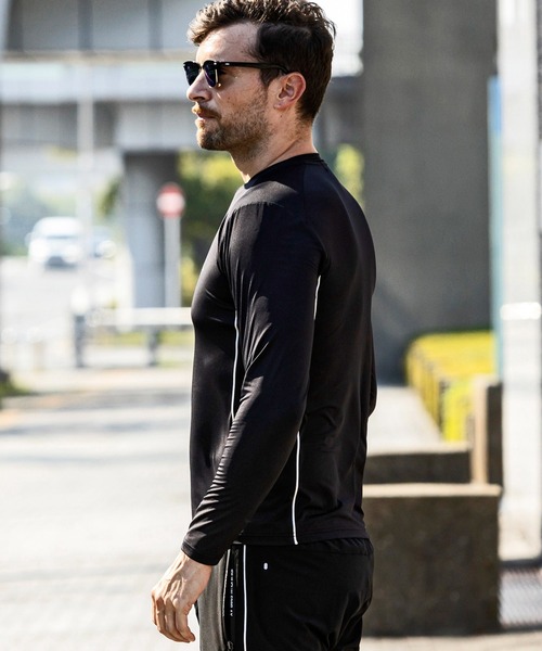 「1PIU1UGUALE3 RELAX 」 長袖Tシャツ XX-LARGE ブラック メンズ_画像9