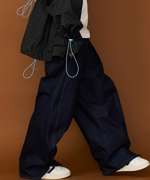 SeeSew ジーンズ 「UNISEX」DENIM CURVE PANTS/デニムカーブパンツ