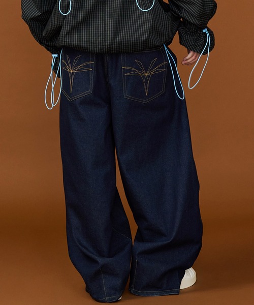 SeeSew ジーンズ 「UNISEX」DENIM CURVE PANTS/デニムカーブパンツ