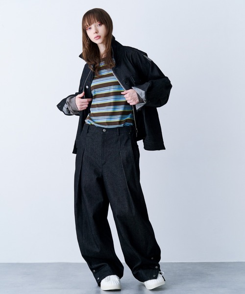 SeeSew ジーンズ 「UNISEX」DENIM CURVE PANTS/デニムカーブパンツ