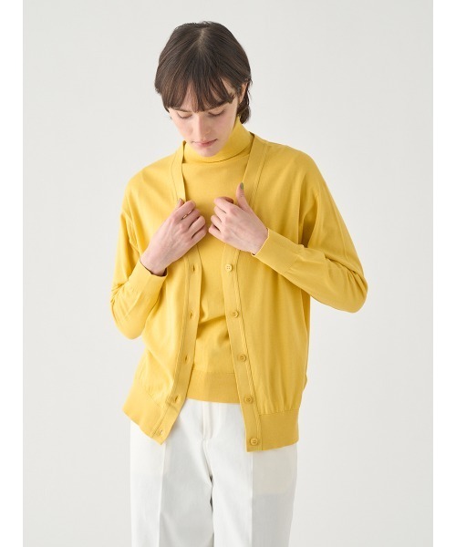 JOHN SMEDLEY ジョンスメドレー 長袖Vネックカーディガン JOHN SMEDLEY（ジョンスメドレー） カーディガン Vネック長袖コットン