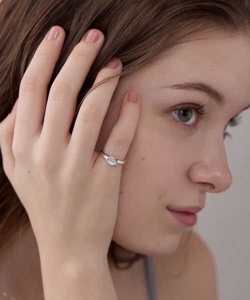 「NOJESS」 リング #5 ホワイト系その他 レディース_画像8