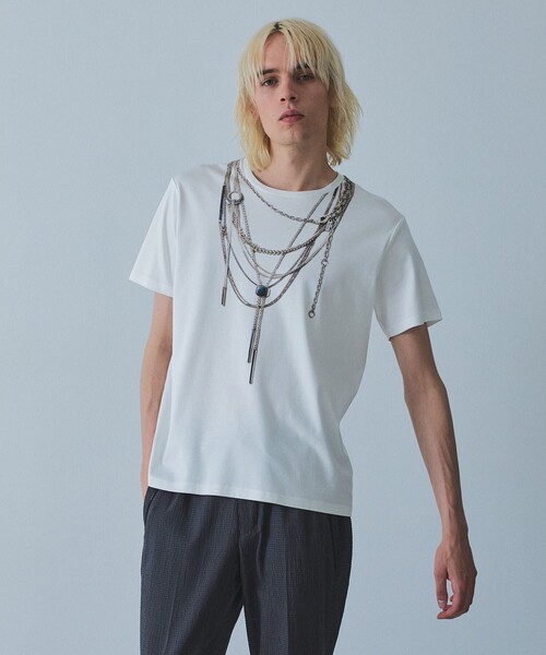 YArKA tシャツ 「YArKA×5351」ネックレス プリント 半袖 Tシャツ