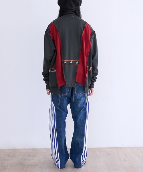 コート ジャケット DISCOVERED ”newsed” Docking Wide Track Jacket メンズ レディースの画像
