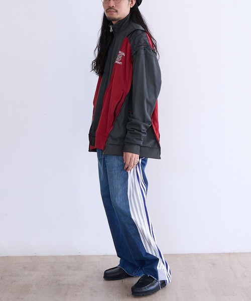 コート ジャケット DISCOVERED ”newsed” Docking Wide Track Jacket メンズ レディースの画像
