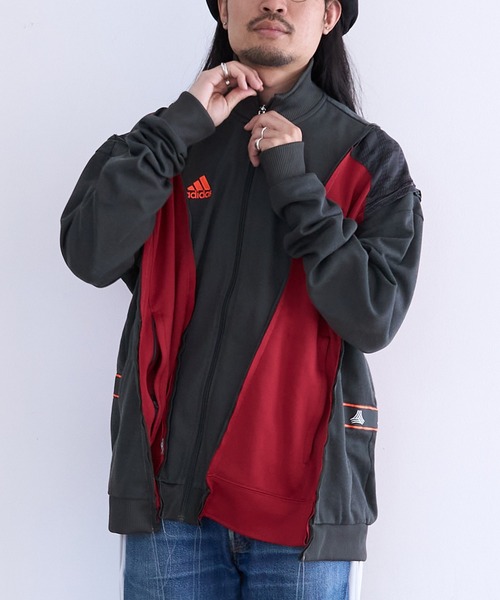 コート ジャケット DISCOVERED ”newsed” Docking Wide Track Jacket メンズ レディースの画像