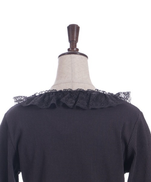 トップス rose axes femme（アクシーズ ファム） tシャツ ローズボタンフリルトップス