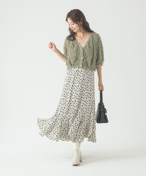 「mysty woman」 フレアスカート FREE アイボリー レディース_画像2