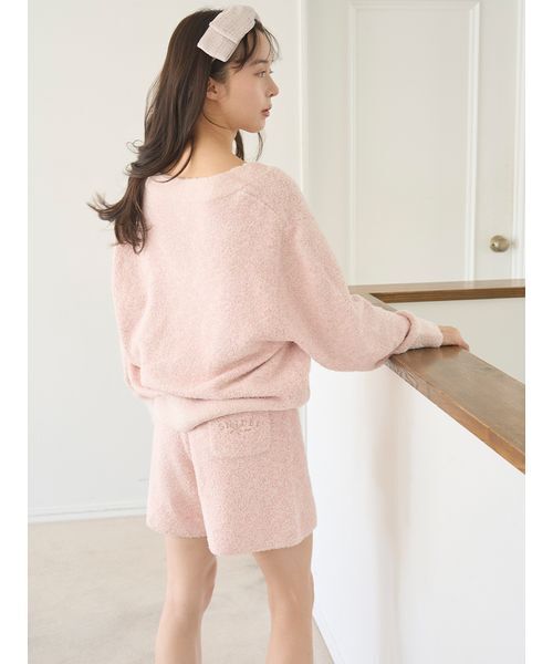 SNIDEL HOME パジャマ ルームウェア リボンツイードショートパンツ