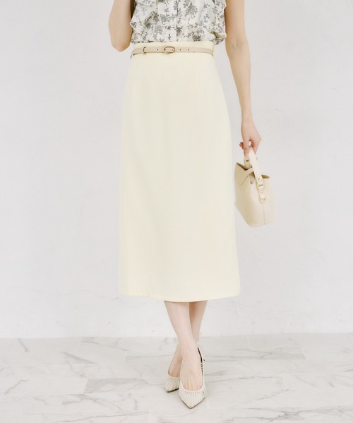tocco closet（トッコ クローゼット） スカート ベルト付きベーシック