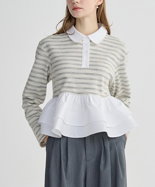 BIRTHDAY BASH（バースデーバッシュ） tシャツ BORDER POLO DOUBLE