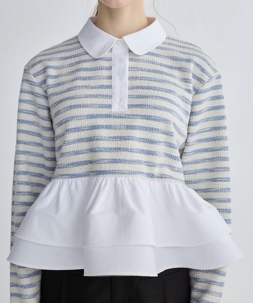 BIRTHDAY BASH（バースデーバッシュ） tシャツ BORDER POLO DOUBLE