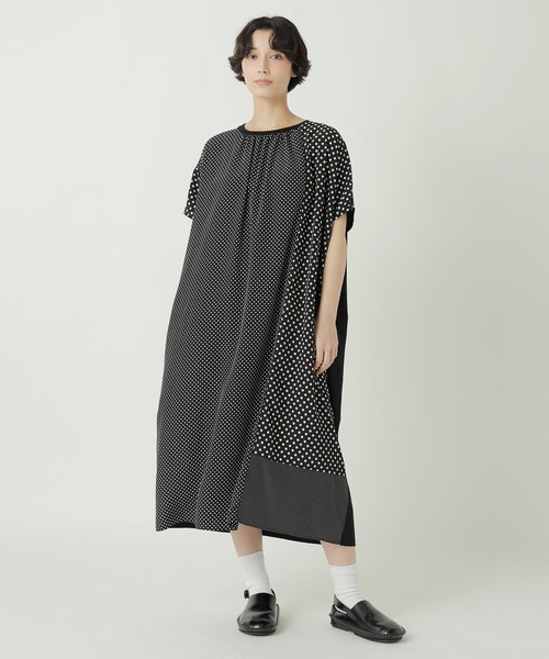ZUCCa（ズッカ） ワンピース 半袖 (S)MIX DOTS : ZOZOTOWN Yahoo!店