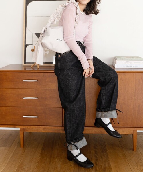 「FREAK'S STORE」 デニムパンツ MEDIUM ホワイト レディース