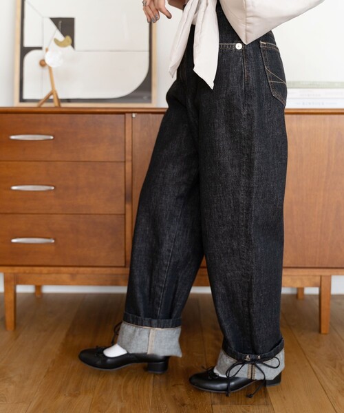 「FREAK'S STORE」 デニムパンツ MEDIUM ホワイト レディース