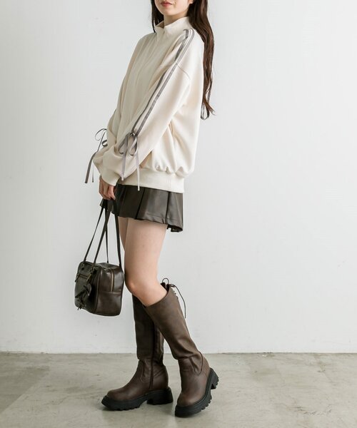 「OLIVE des OLIVE」 スタジャン FREE アイボリー レディース_画像5