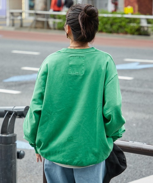 「Franklin Climbing」 スウェットカットソー LARGE グリーン メンズ_画像7
