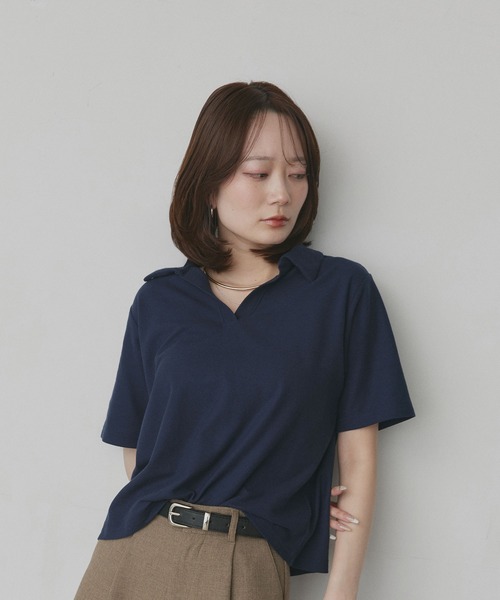 ad thie（アドティエ） ポロシャツ ポロ ベーシック ハーフスリーブ