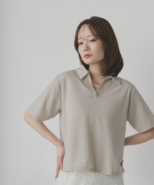 ad thie（アドティエ） ポロシャツ ポロ ベーシック ハーフスリーブ