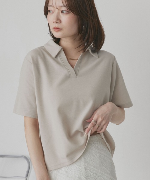 ad thie（アドティエ） ポロシャツ ポロ ベーシック ハーフスリーブ