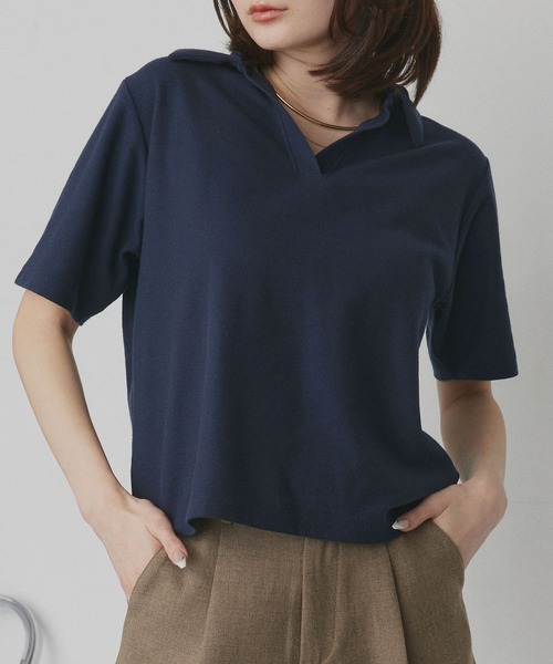 ad thie（アドティエ） ポロシャツ ポロ ベーシック ハーフスリーブ