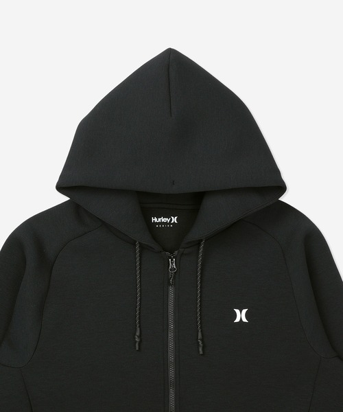 「Hurley 」 ジップアップパーカー SMALL カーキブラウン メンズ_画像9