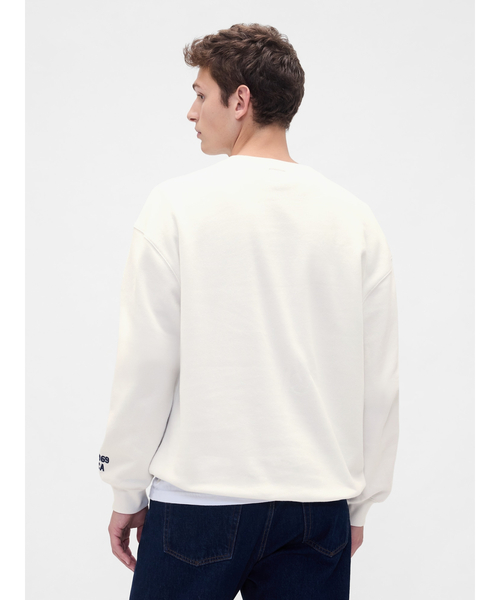 「GAP」 スウェットカットソー X-SMALL ホワイト系その他 メンズ_画像5
