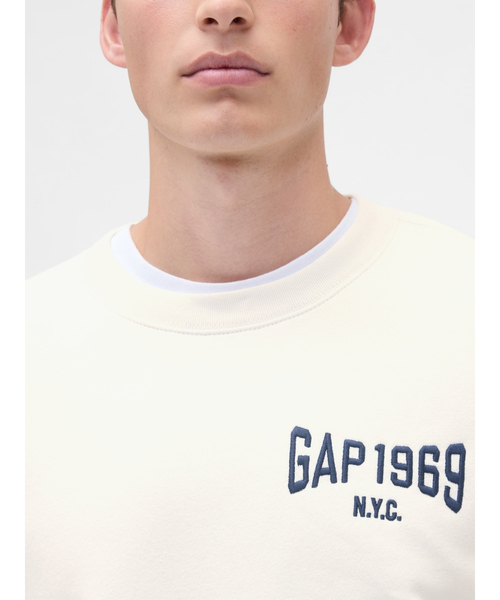 「GAP」 スウェットカットソー X-SMALL ホワイト系その他 メンズ_画像7