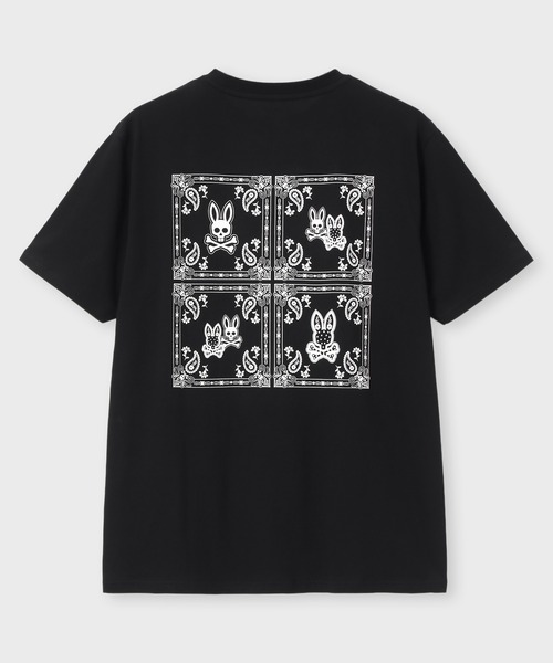 Rabbits Country Club バンダナ柄セット Psycho Bunny（サイコバニー） tシャツ オリジナルバンダナ柄 バック