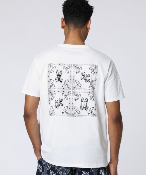 Psycho Bunny（サイコバニー） tシャツ オリジナルバンダナ柄 バック