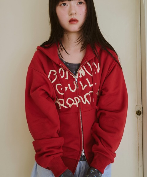 common gull products. ジップアップパーカー MEDIUM ネイビー