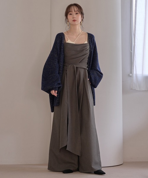mideal（マイディール） サロペット オーバーオール drape design