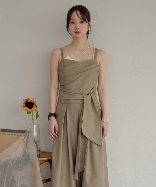 mideal（マイディール） サロペット オーバーオール drape design