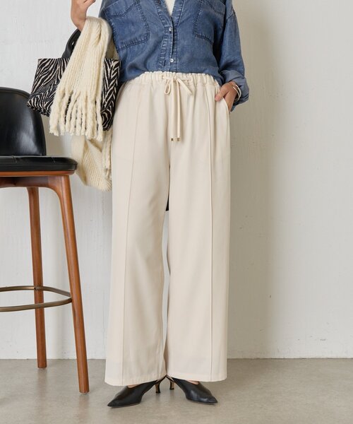 「Jena espace merveilleux」 イージーパンツ 2 グレー レディース_画像6