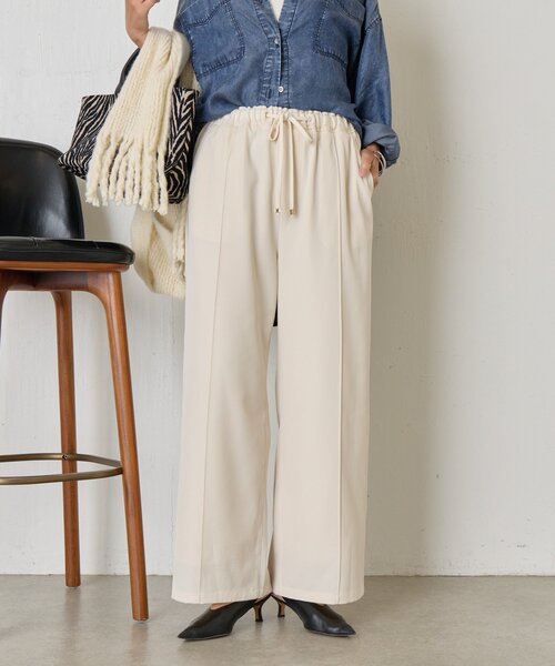 「Jena espace merveilleux」 イージーパンツ 2 グレー レディース_画像7