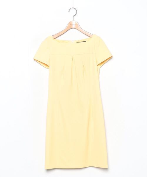 FOXEY NEW YORK 「FOXEY YORK」 半袖ワンピース 38 イエロー 