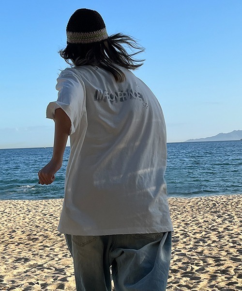 「MASONPRINCE」 半袖Tシャツ M ライトカーキ メンズ_画像5